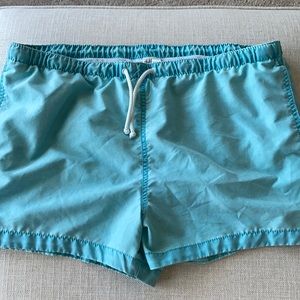 H&M Acid Wash Blue Swim Shorts Sz Large